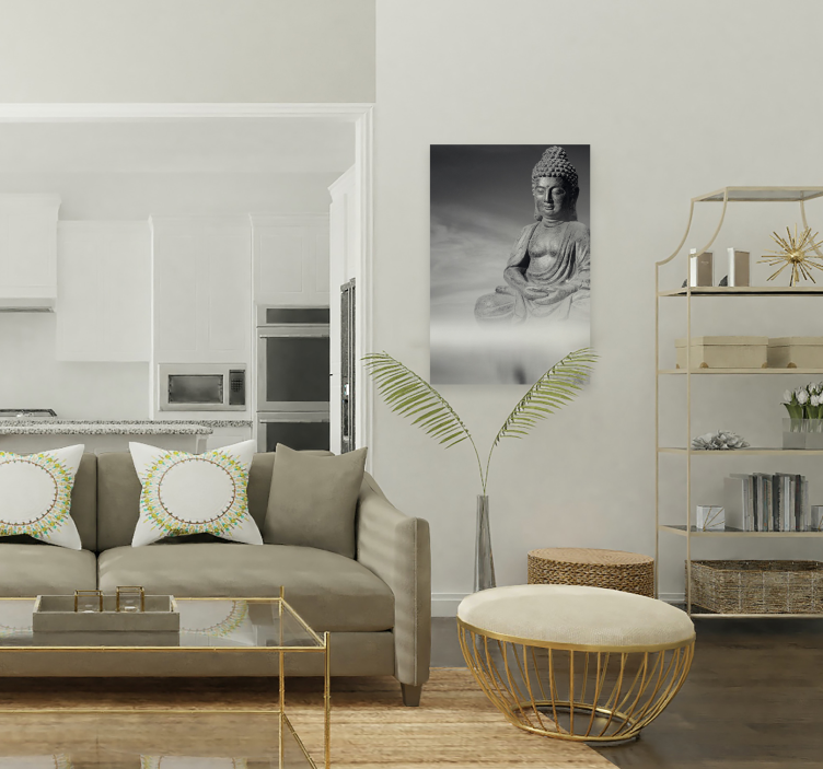 Buda zen kanvas tablo - TenStickers