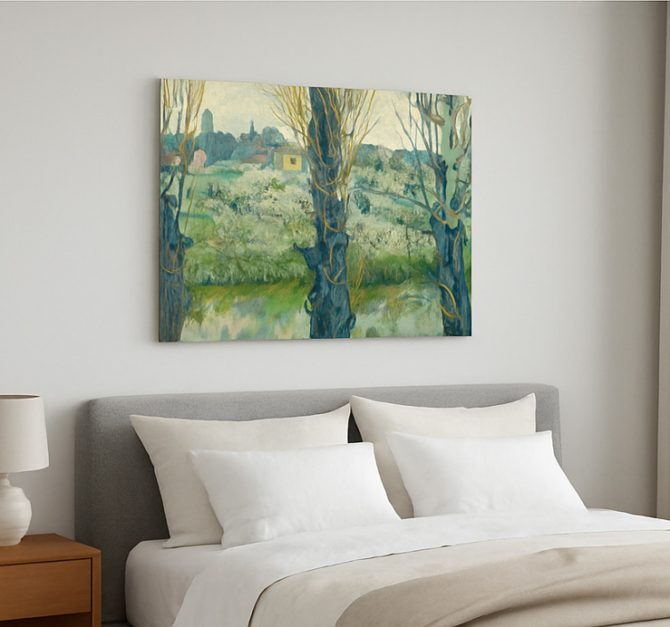 Arles van gogh manzarası sanat tablo - TenStickers