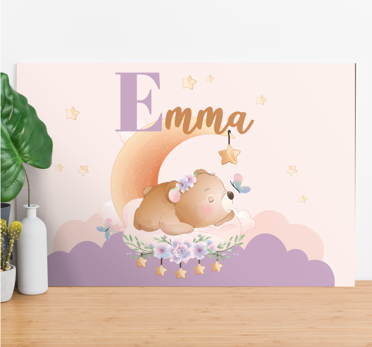 Bebek tablo ayıcık rüyaları - TenStickers