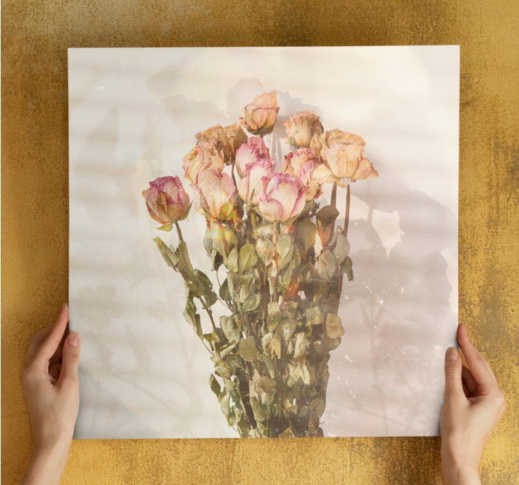 Cottagecore kır çiçekleri manzara tuval - TenStickers