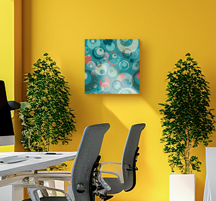 Dairelerin Özeti sanat tablo - TenStickers