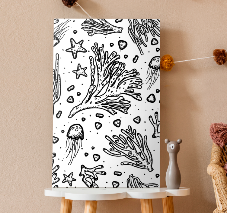 Deniz tablo mercan resifinin hayatı - TenStickers