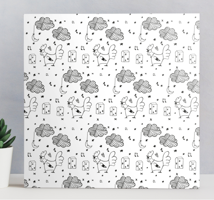 Hayvanlar tablo - cazibeli tüy dostları - TenStickers