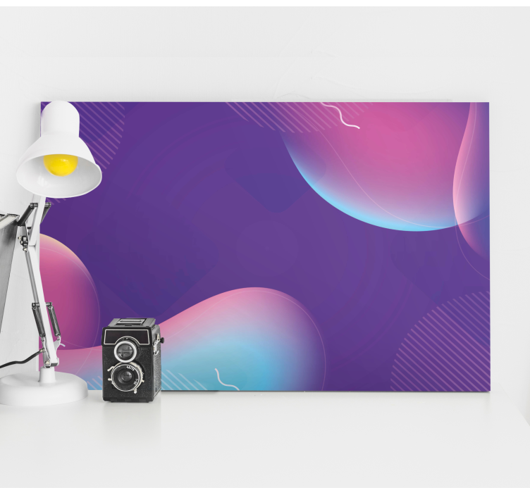 Modern sanat sıvı gradyanlar tuval - TenStickers