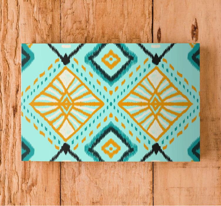 Müzik tablo - geometrik motif sanatı - TenStickers