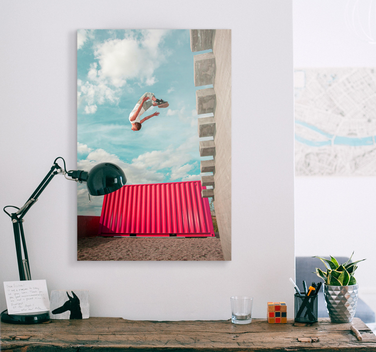 Parkour poster baskı tasarımı - TenStickers