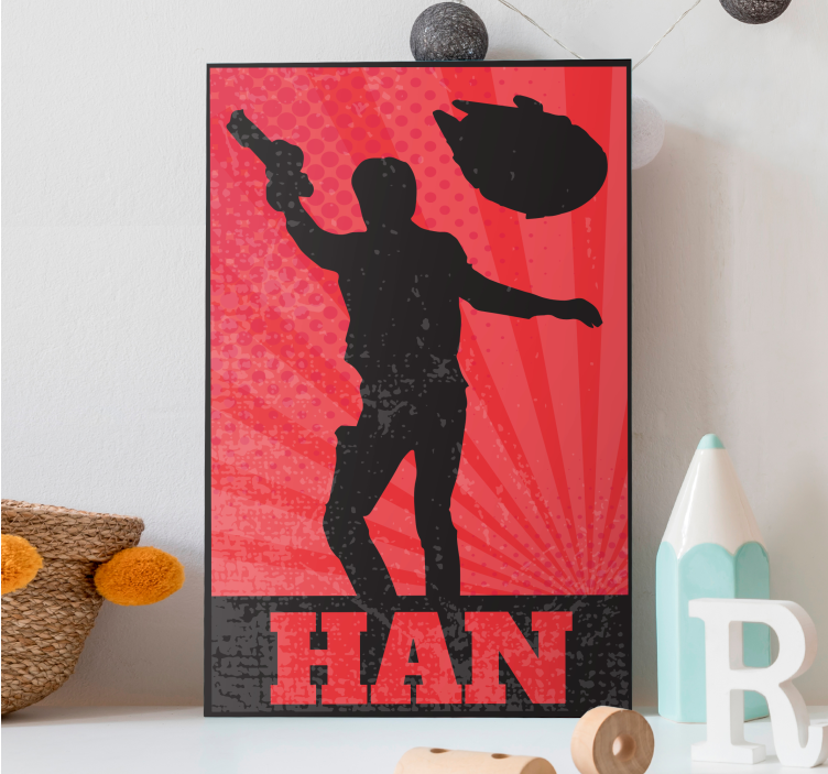 Tasarım film karakteri karakter kanvas baskılar - TenStickers