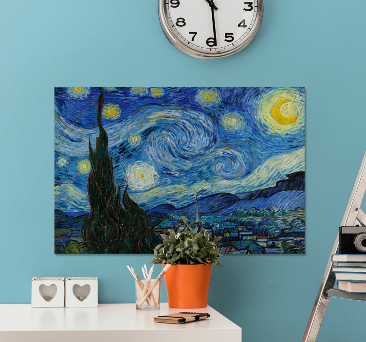Van Gogh'ın Yıldızlı Gece'siVan Gogh'ın yıldızlı gece tablosu, dü - TenStickers