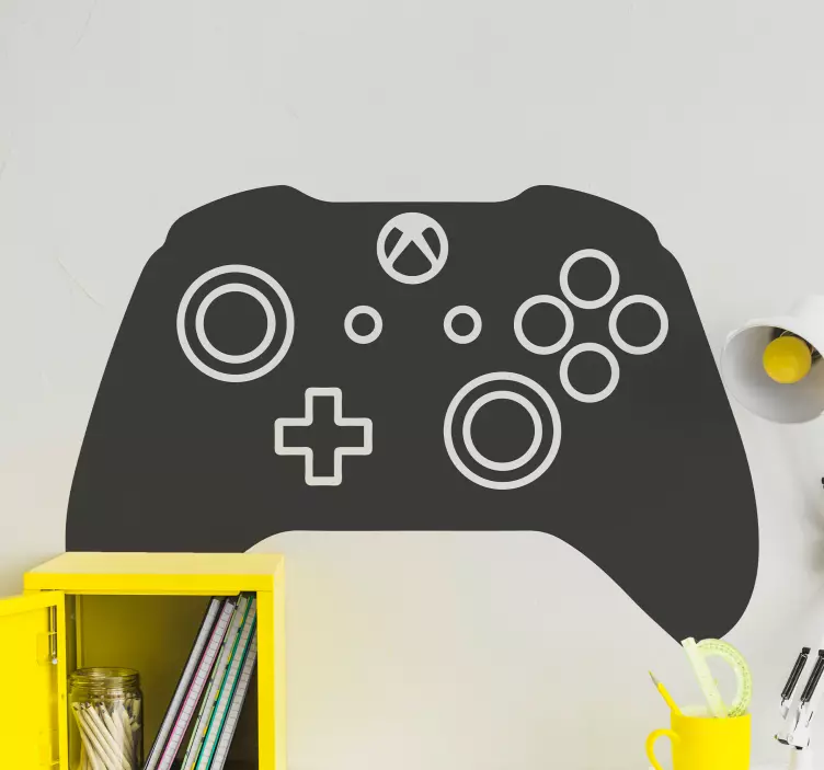 2d denetleyici mockup playstation etiketi - TenStickers