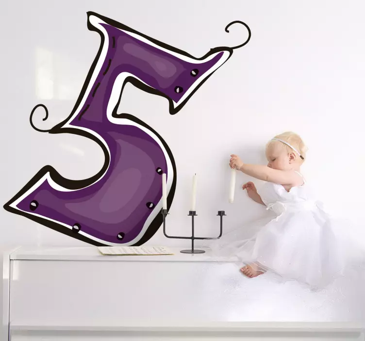 5 numaralı çıkartma - TenStickers