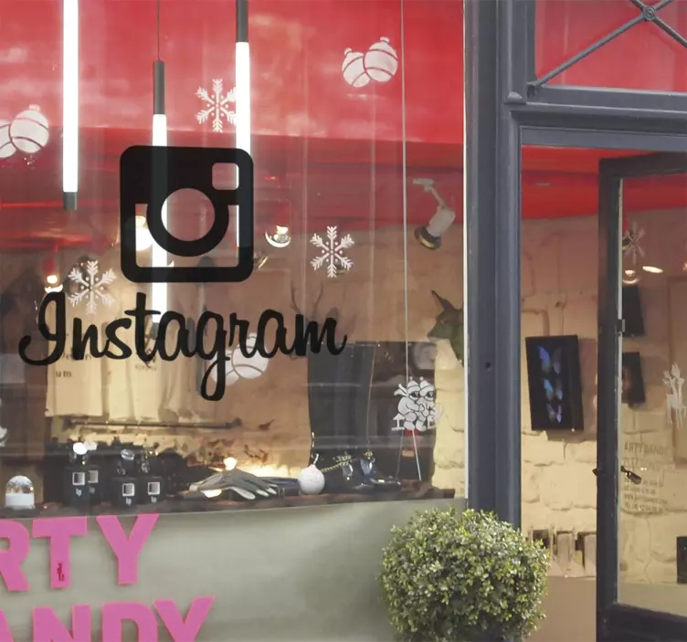 Instagram logo çıkartması - TenStickers