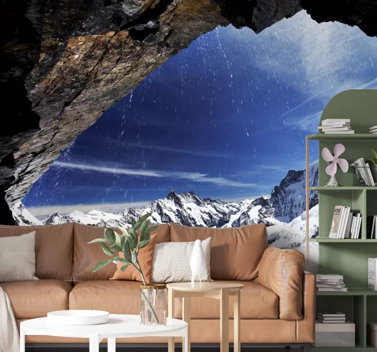 Dağda kar çıkartması - TenStickers