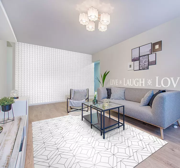 Gülmek aşk duvar sticker canlı - TenStickers