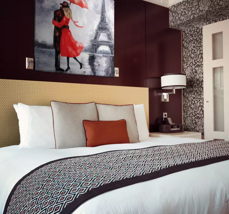 Hasır doku mobilya çıkartması - TenStickers