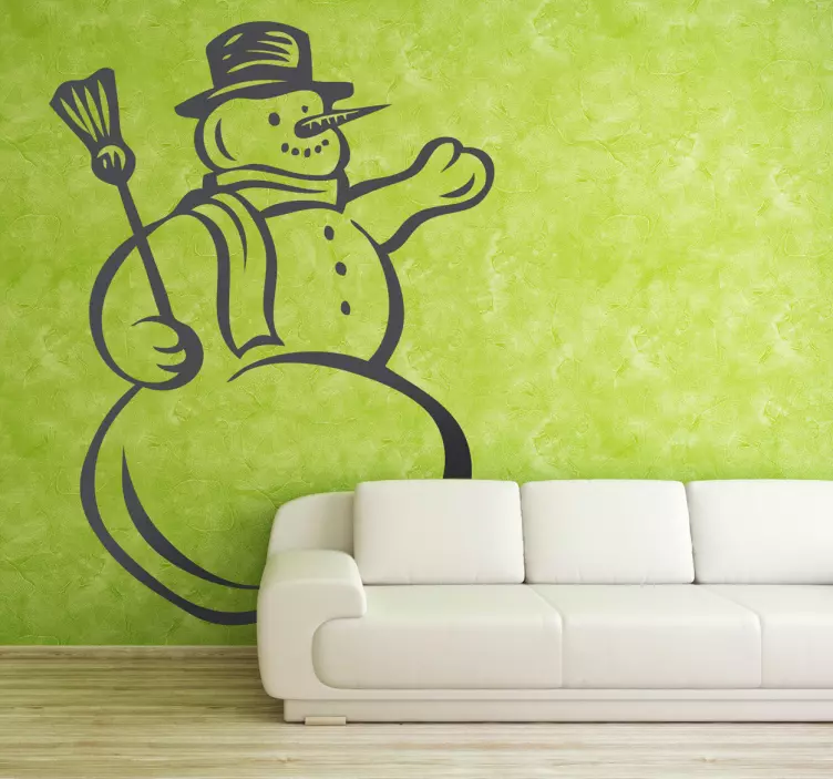 Kardan adam sticker - TenStickers