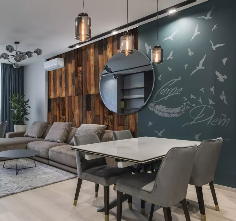 Carpe diem duvar çıkartması - TenStickers