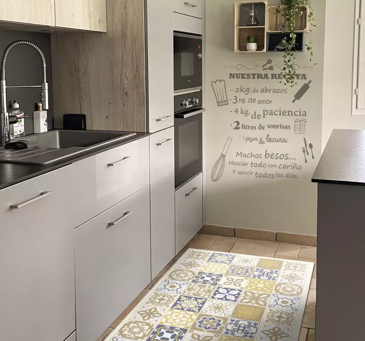 Vinilos para cocinas nuestra receta hayvan çıkartması - TenStickers