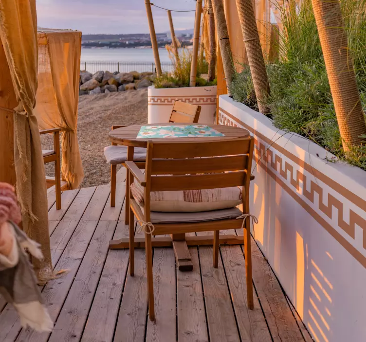 Mısır sınır sticker - TenStickers