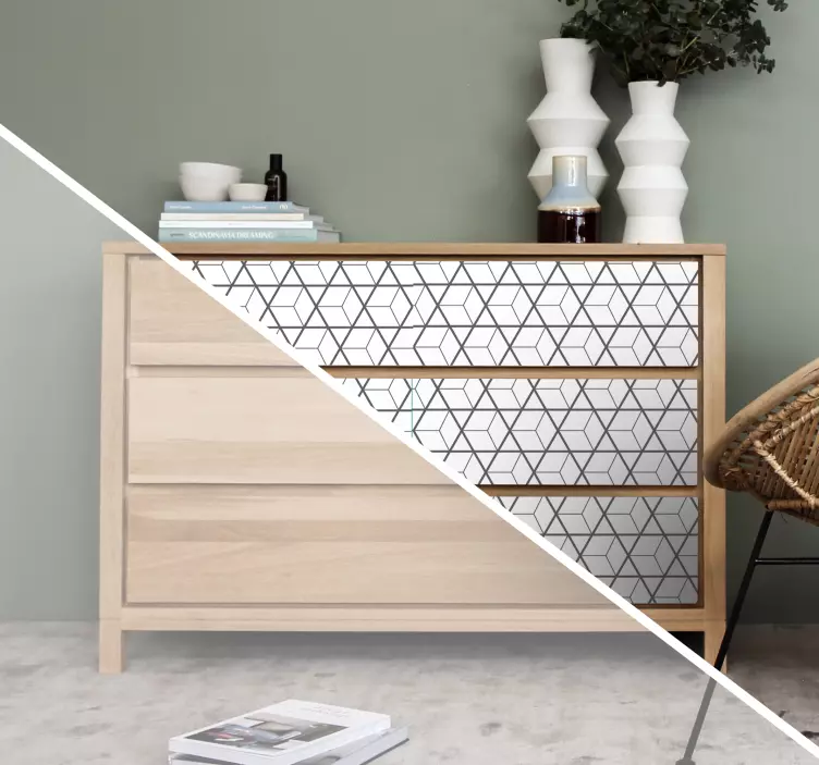 İskandinav motifleri mobilya çıkartması - TenStickers