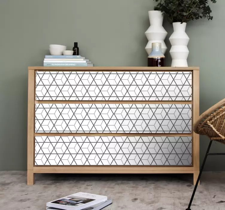 İskandinav motifleri mobilya çıkartması - TenStickers