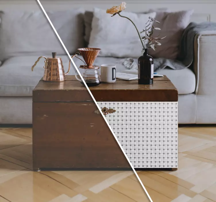 Dokuma doku deseni hayvan çıkartması - TenStickers