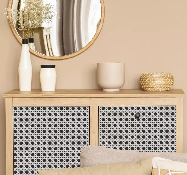 Hayvan çıkartması - Çağdaş yaprak deseni - TenStickers