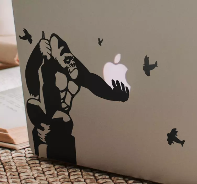 Kral kong filmi macbook çıkartması - TenStickers
