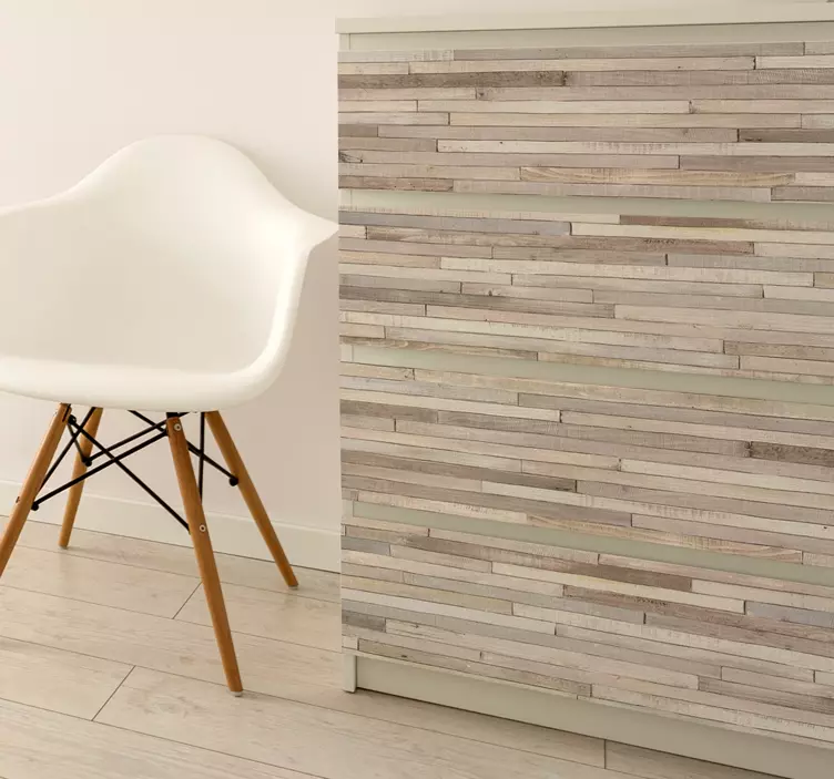 Taklit ahşap mobilya sticker - TenStickers