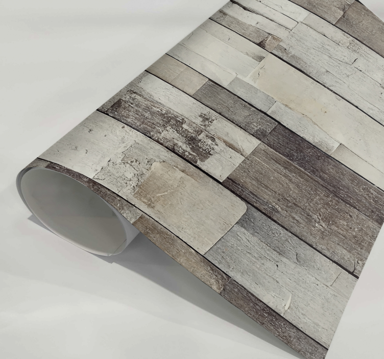 Açık Köklü Yaşlı Ahşap mobilya sticker - TenStickers