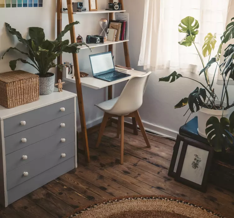 Gri renk mobilya sticker - TenStickers