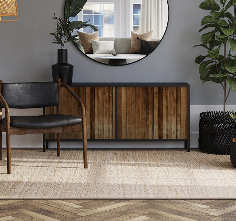 Ahşap Çubuklar mobilya sticker - TenStickers