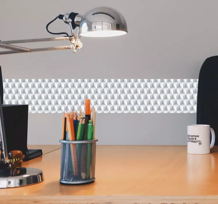 3d volant duvar sınır çıkartması - TenStickers