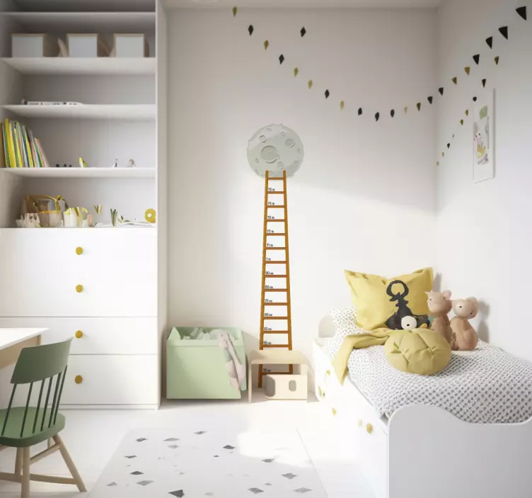 Ay yükseklik grafik etiketi - TenStickers