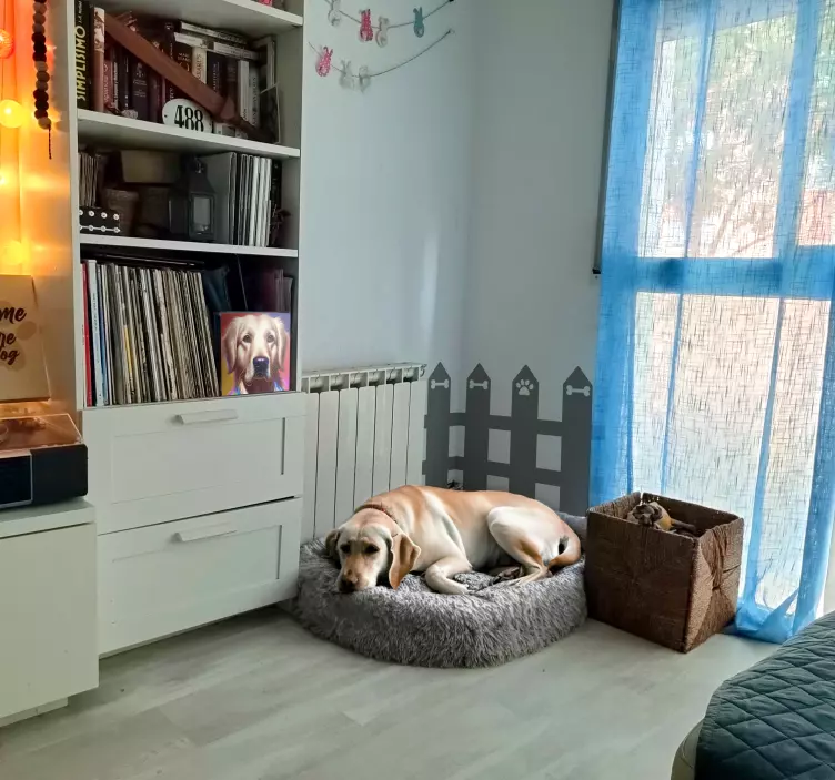 Çit evcil hayvanlar sticker - TenStickers