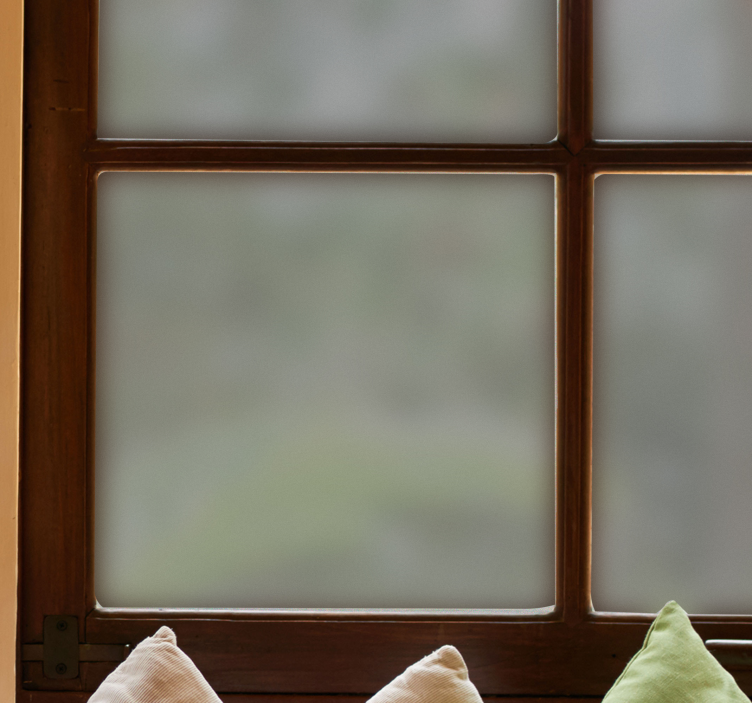 Şeffaf Temel pencere sticker - TenStickers