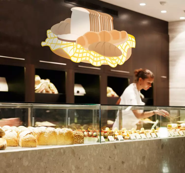 Ekmek sepeti çıkartması - TenStickers