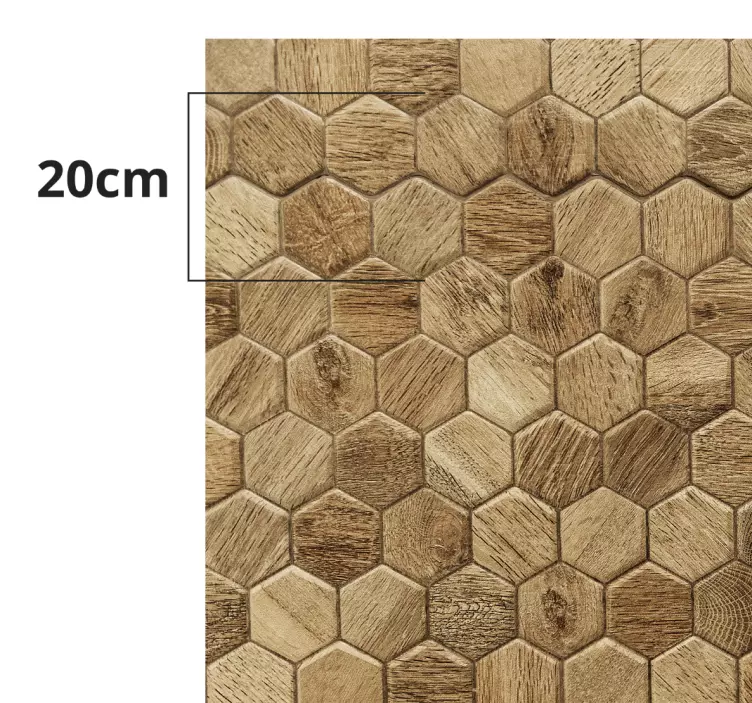 Geometrik fayans duvar sticker - TenStickers