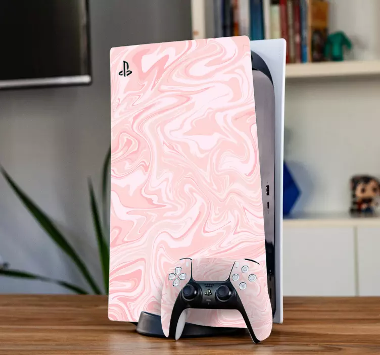 Ps4 mermer pembe ps4 çıkartmaları - TenStickers