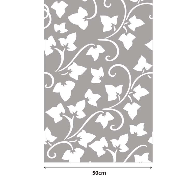 Yarı saydam ağaç dalları yaprak pencere çıkartma - TenStickers