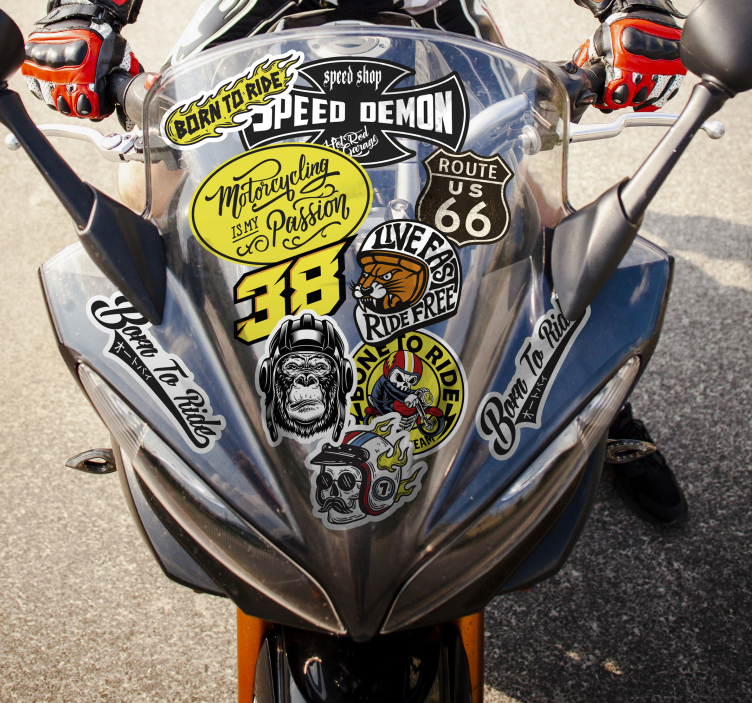 Orijinal bomba paketi hayvan çıkartması - TenStickers