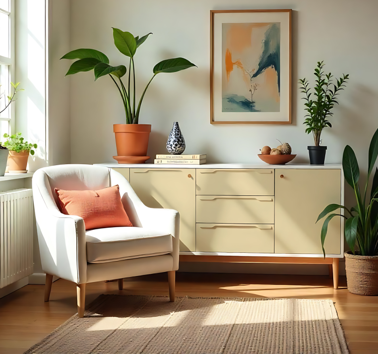 Mat fildişi hayvan çıkartması - TenStickers