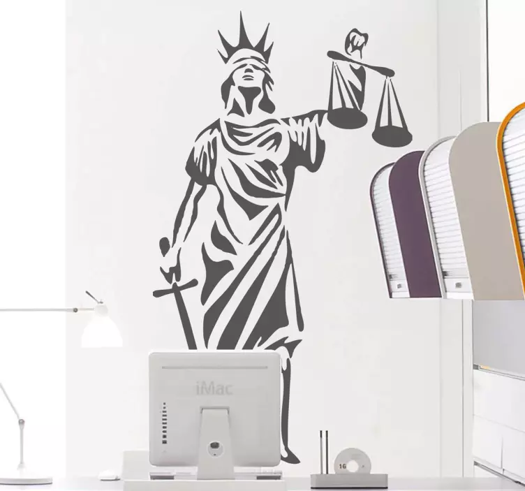 Adalet sembolü sembolü - TenStickers