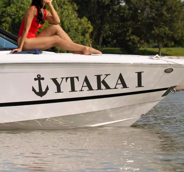 Adını Çizim KancasıylaTürkçe'ye çevirme: Adı Çizim Kancasıyla den - TenStickers