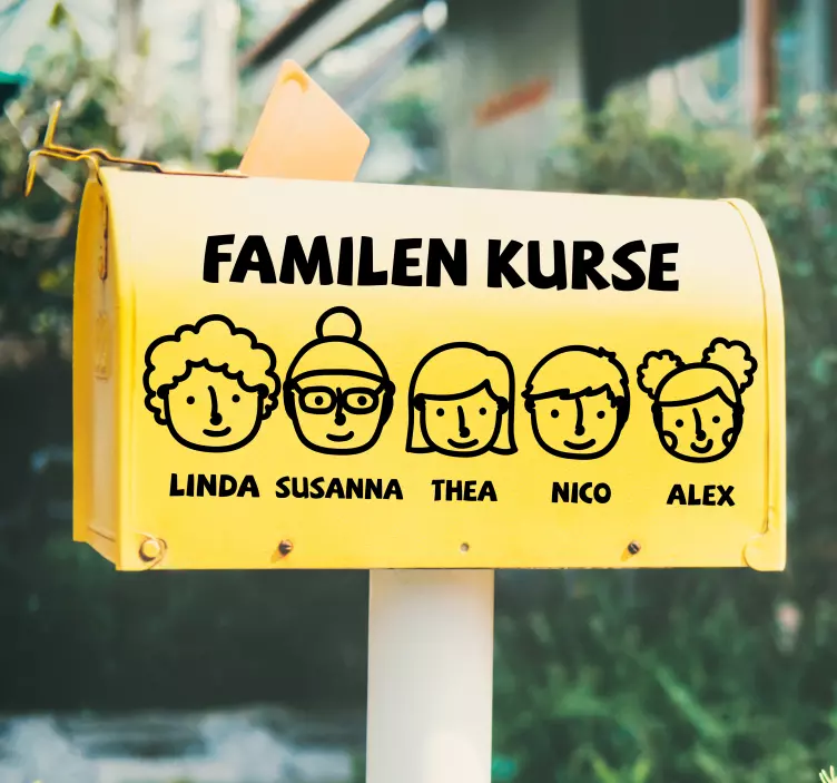 Aile eğlencesi kişiselleştirme hayvan çıkartması - TenStickers