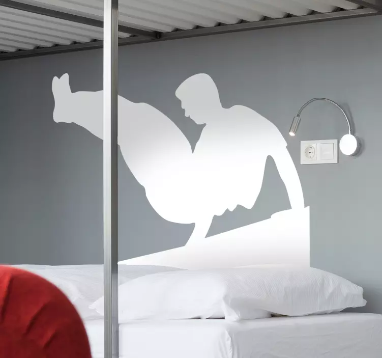 Akrobatik parkour çıkartması - TenStickers