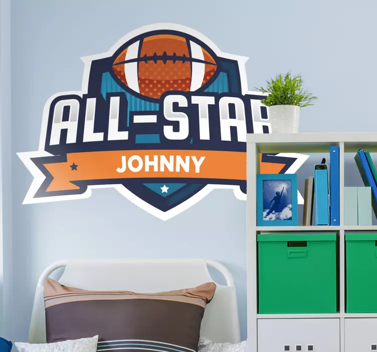 All-star futbol amblemi hayvan çıkartması - TenStickers
