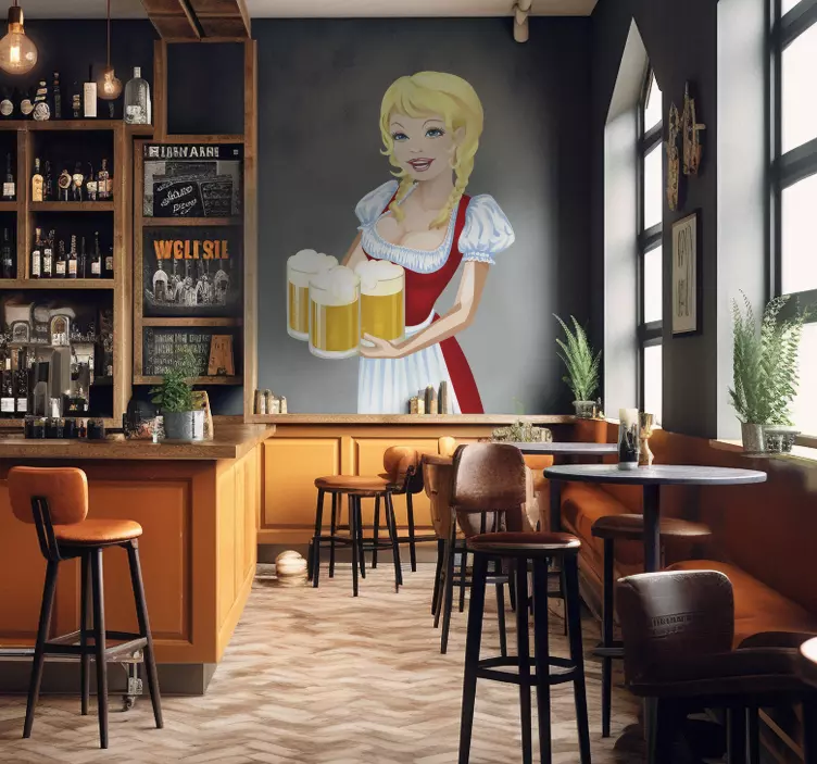 Alman bira etiket - TenStickers