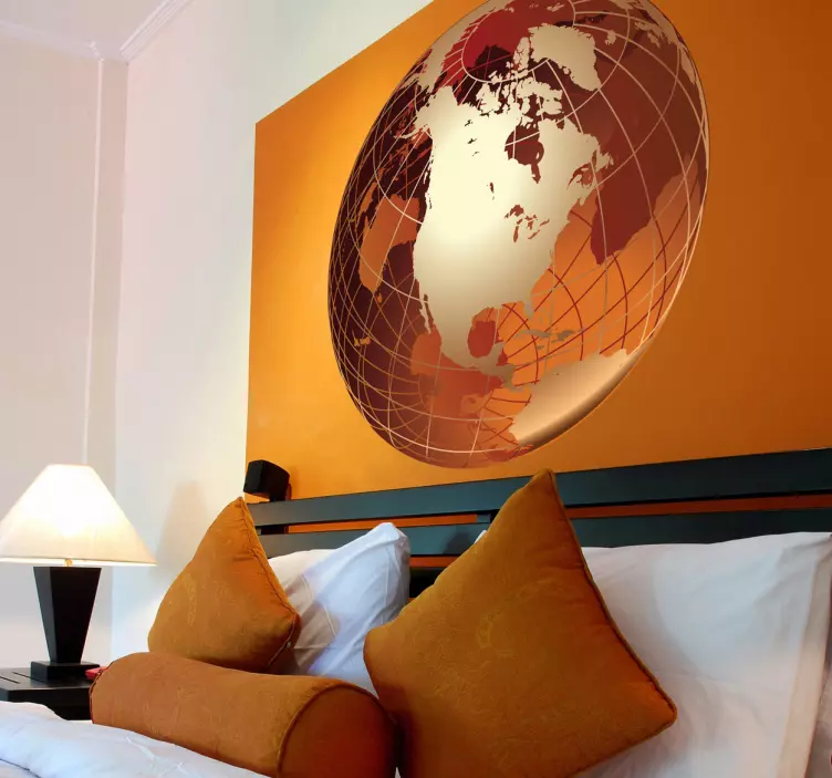 Altın amerika sticker - TenStickers