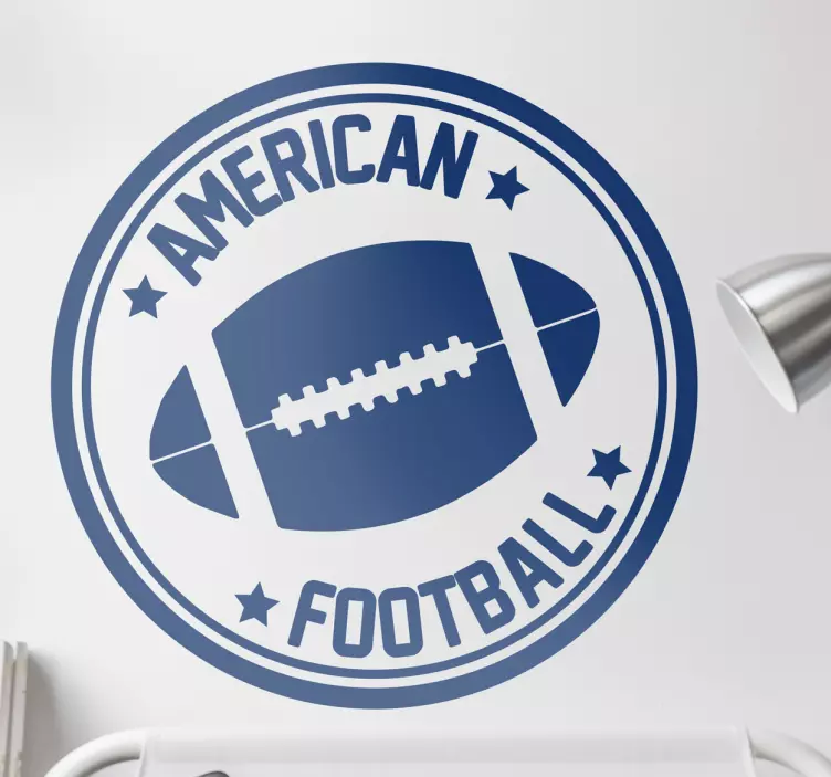 Amerikan futbolu sticker - TenStickers