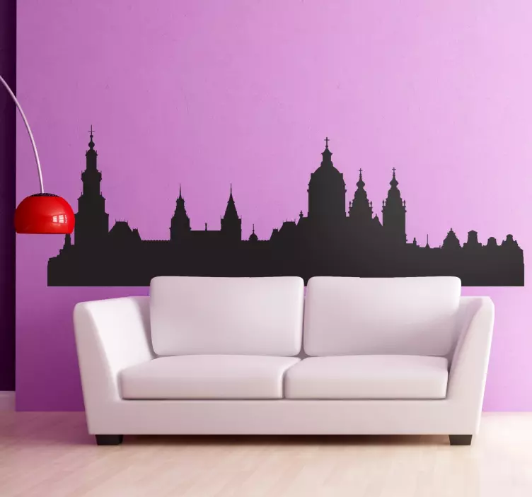 Amsterdam skyline çıkartması - TenStickers